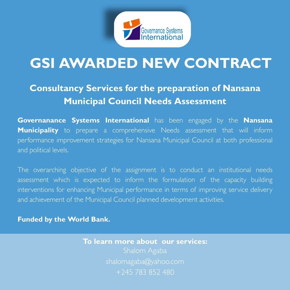 Governance Systems International tweet media