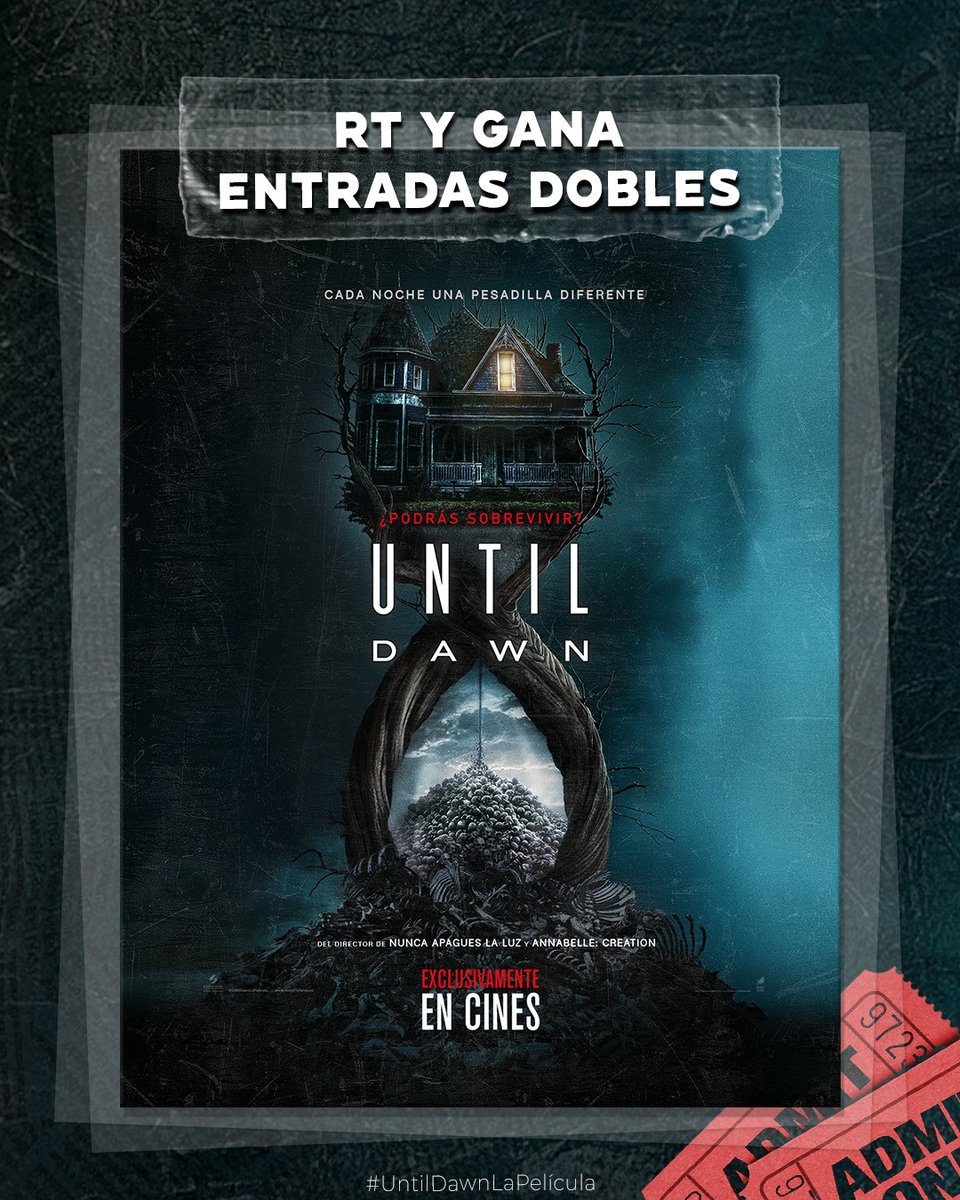 sonypictures_es's tweet image. Si quieres saber lo que es una noche de ɹoɹɹǝʇ, haz RT y gana entradas dobles para vivirlo en la gran pantalla. #UntilDawnLaPelícula, ¡exclusivamente en cines!
