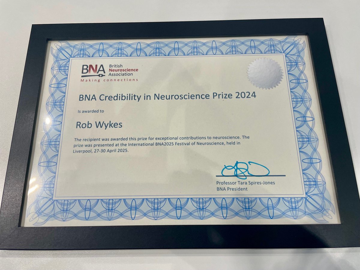 Wykes_Lab (@labwykes) on Twitter photo Honoured to receive the BNA Credibility Prize for my work sharing epilepsy research methods and developing tools to advance the field, a collaborative effort to make neuroscience more transparent. #BNA2025 <a href="/EpilepsyInst/">Epilepsy Research Institute</a> @Mern_UoM <a href="/DNS_UOM/">Division of Neuroscience</a> <a href="/GJBrainResearch/">GJBrainResearch</a> <a href="/UCLIoN/">UCL Queen Square Institute of Neurology</a> @cntm Honoured to receive the BNA Credibility Prize for my work sharing epilepsy research methods and developing tools to advance the field, a collaborative effort to make neuroscience more transparent. #BNA2025 <a href="/EpilepsyInst/">Epilepsy Research Institute</a> @Mern_UoM <a href="/DNS_UOM/">Division of Neuroscience</a> <a href="/GJBrainResearch/">GJBrainResearch</a> <a href="/UCLIoN/">UCL Queen Square Institute of Neurology</a> @cntm