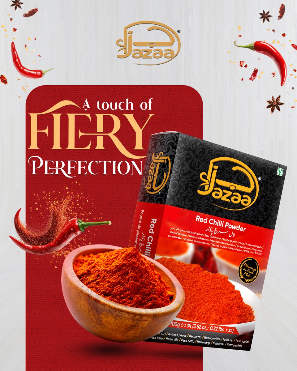 jazaaglobal's tweet image. A little sprinkle, a whole lot of spice! Jazaa Red Chilli Powder brings the perfect balance of heat and aroma to every bite!

Order Now:
order.jazaaglobal.com/collections/pl…

#Jazaa #JazaaGlobal #RedChilliPowder #PlainSpices