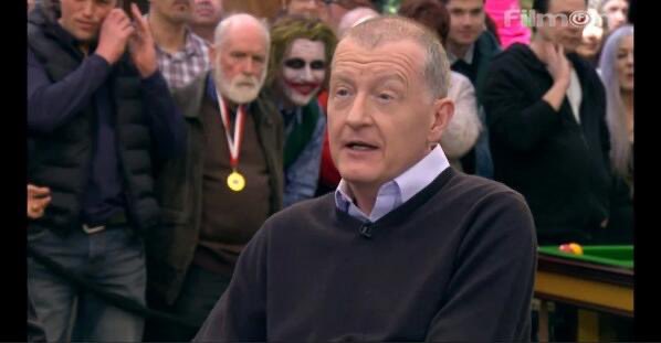 MisterFlano's tweet photo. Never forget. Medial man feat. The Joker.

#WorldSnookerChampionship #bbcsnooker https://t.co/zTFC1JVnoW
