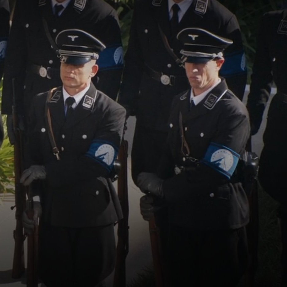 CultureCrave's tweet photo. Nathan Fielder depicted Paramount+ as Nazis after the streamer removed a 'Nathan For You' episode due to 'sensitivities' around antisemitism

Paramount reportedly had no idea this was happening 

(via @Variety) https://t.co/kHkvKDPHIO