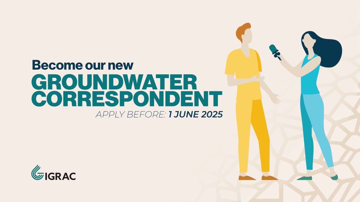 🚨 ¡Buscamos nuevos corresponsales de aguas subterráneas! Mejora tus habilidades, representa a tu país y cuenta historias que importan. ¡Postula antes del 1/6/25! un-igrac.org/es/latest/news…
#AguasSubterráneas #HistoriasDelAgua #JuventudPorElAgua #VocesPorElAgua #VoluntariosPorElAgua
