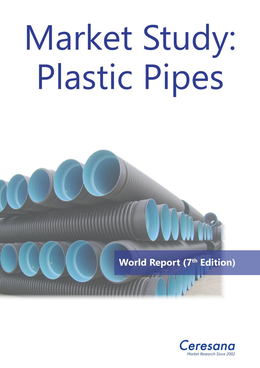 Light at the End of the Pipe: Promising Ceresana Report on the Global Market for Plastic Pipes

The latest edition of the well-established market study shows that after two years of stagnation, sales of plastic pipes are on the rise again: ceresana.com/en/produkt/pla…

#plastic #pipes