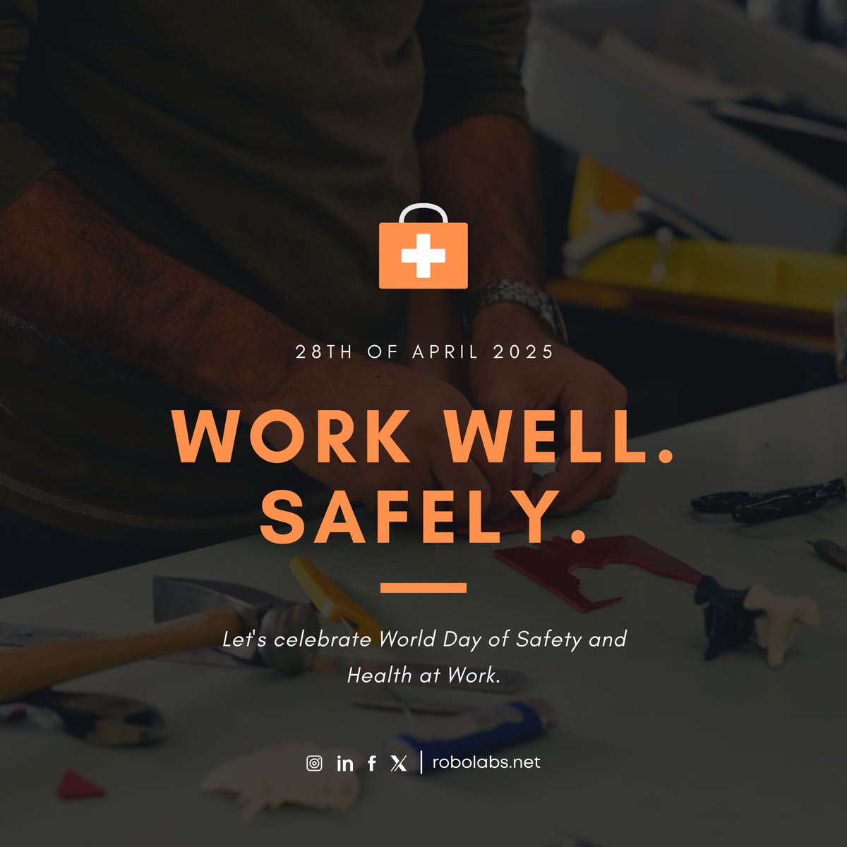 World Safety and Health at Work Day🛡️

Safety first, innovation always. Today, we reaffirm our commitment to creating safe, smart workspaces.

#SafeAtWork #InnovateSafely