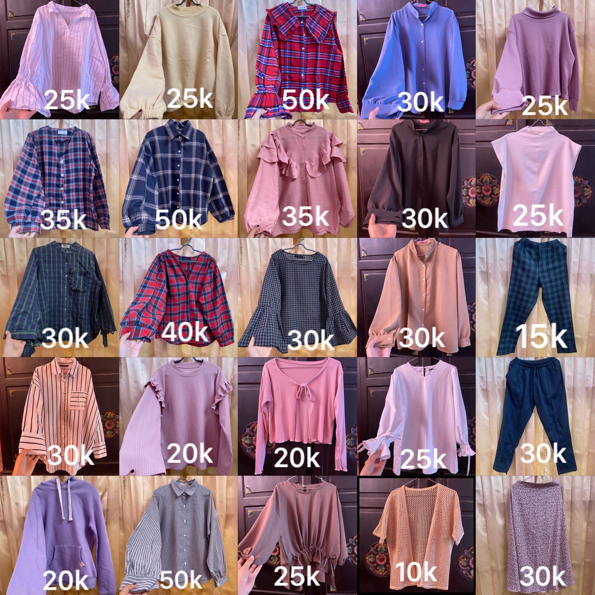 xneedmoney's tweet photo. guys aku mau preloved in baju2 aku 
harga start 10k-50k ajaa 

bisa co via shopee yaa (+adm 12%)
📍jatim

dm for details 🫶🏼 https://t.co/rqD6h4gVn3