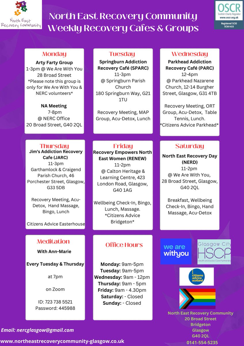 What's on at NERC this week