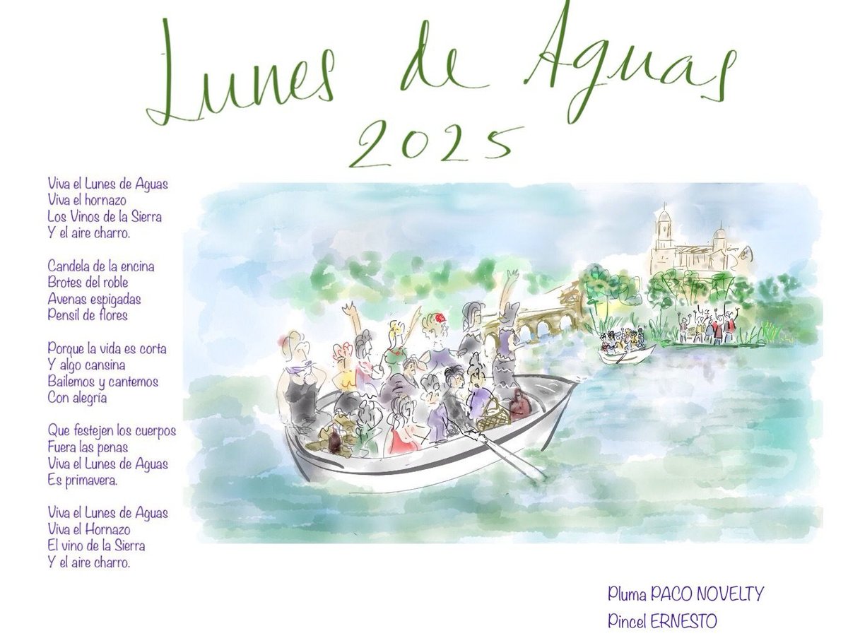 poch83's tweet photo. Feliz Lunes de Aguas a todos los charr@s, los de aquí y los adoptivos, los que estén en Salamanca y los que estén perdidos por el mundo

(el poema me lo ha mandado mi gran amiga Helena, de su padre) https://t.co/LPjzSrp2tn