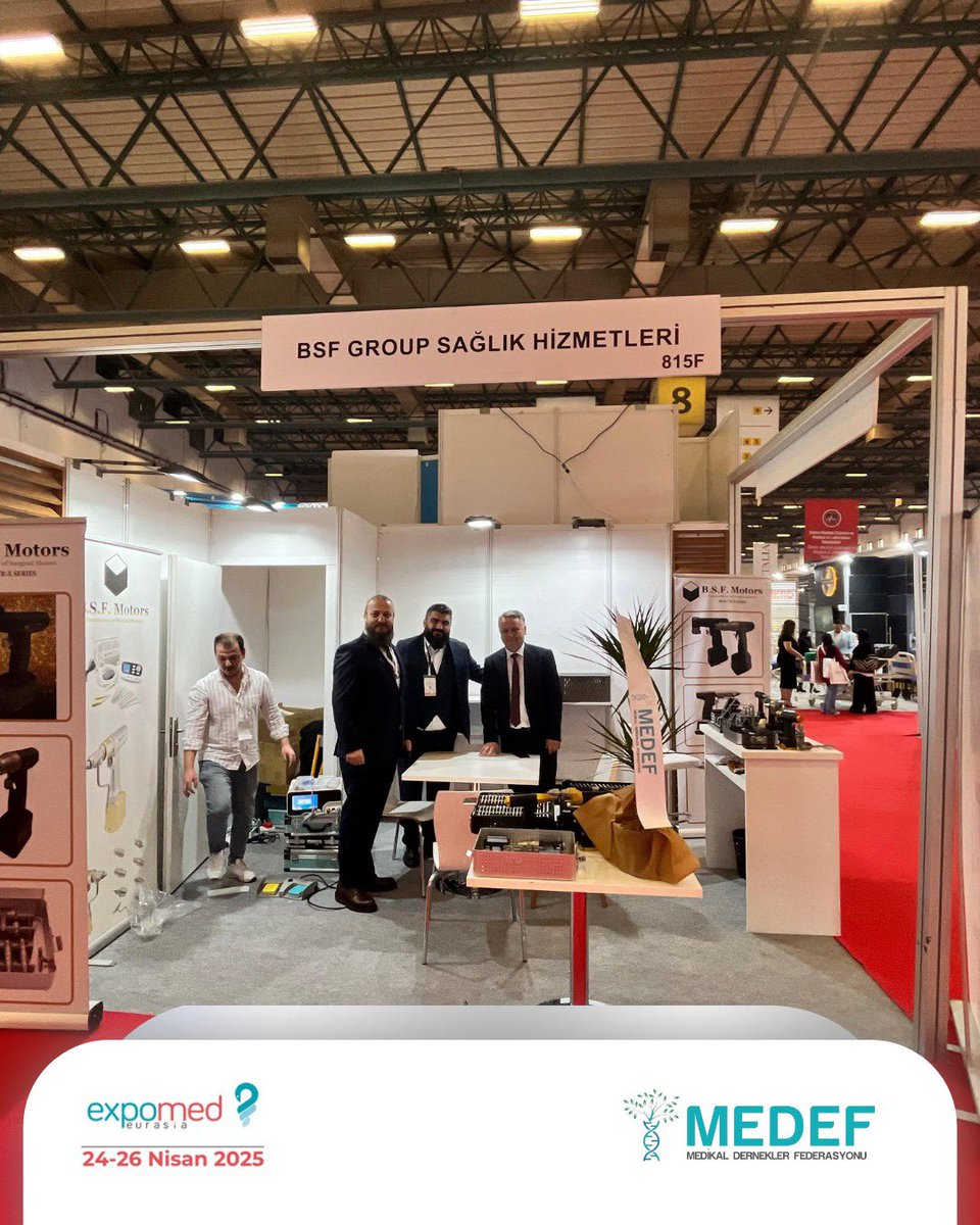 MEDEF üyeleri olarak, Expomed Eurasia 2025 fuarındaki yerimizi gururla aldık.
Medikal sektöründe faaliyet gösteren firmalarımız, yenilikçi ürün ve teknolojilerini sağlık profesyonelleriyle buluşturdu.