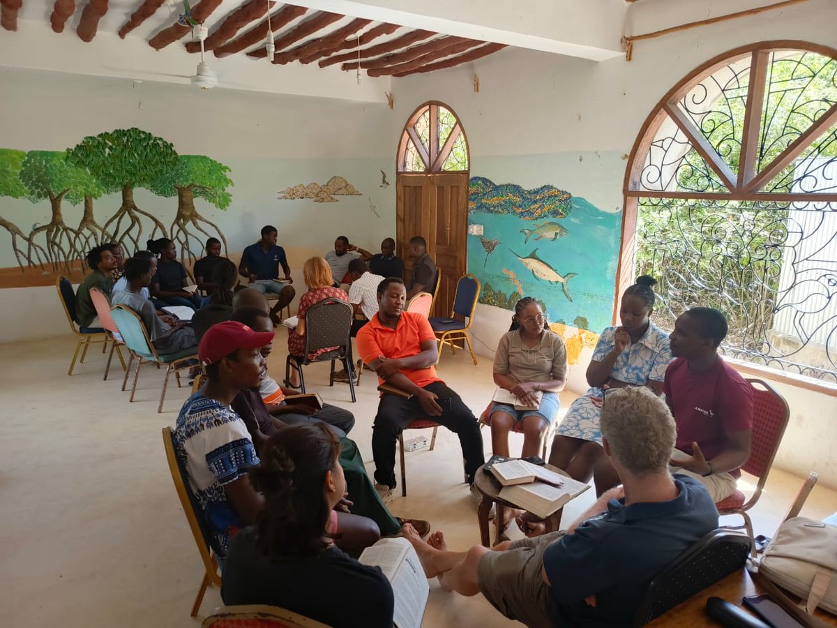Mondays at A Rocha Kenya = Monday Morning Meeting (MMM)! Fellowship, Bible study, &amp; prayer fuel our conservation work. Reflecting on Christ's supremacy (Colossians 1:16) this week. Have a blessed week!

#ARochaKenya #MondayMorningMeeting #MMM #Fellowship #Conservation #Kenya
