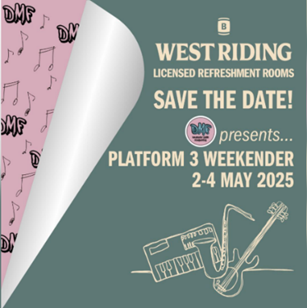 Looking for some live music from our best local musicians this weekend? Look no further! 

📅 Friday 2 May, 2025 08:00 PM - Sunday 4 May, 2025 at 09:00 PM

📌 West Riding Beerhouse, Dewsbury Station, Dewsbury Ring Road, WF13 1HF

#dewsburyevents #dewsbury