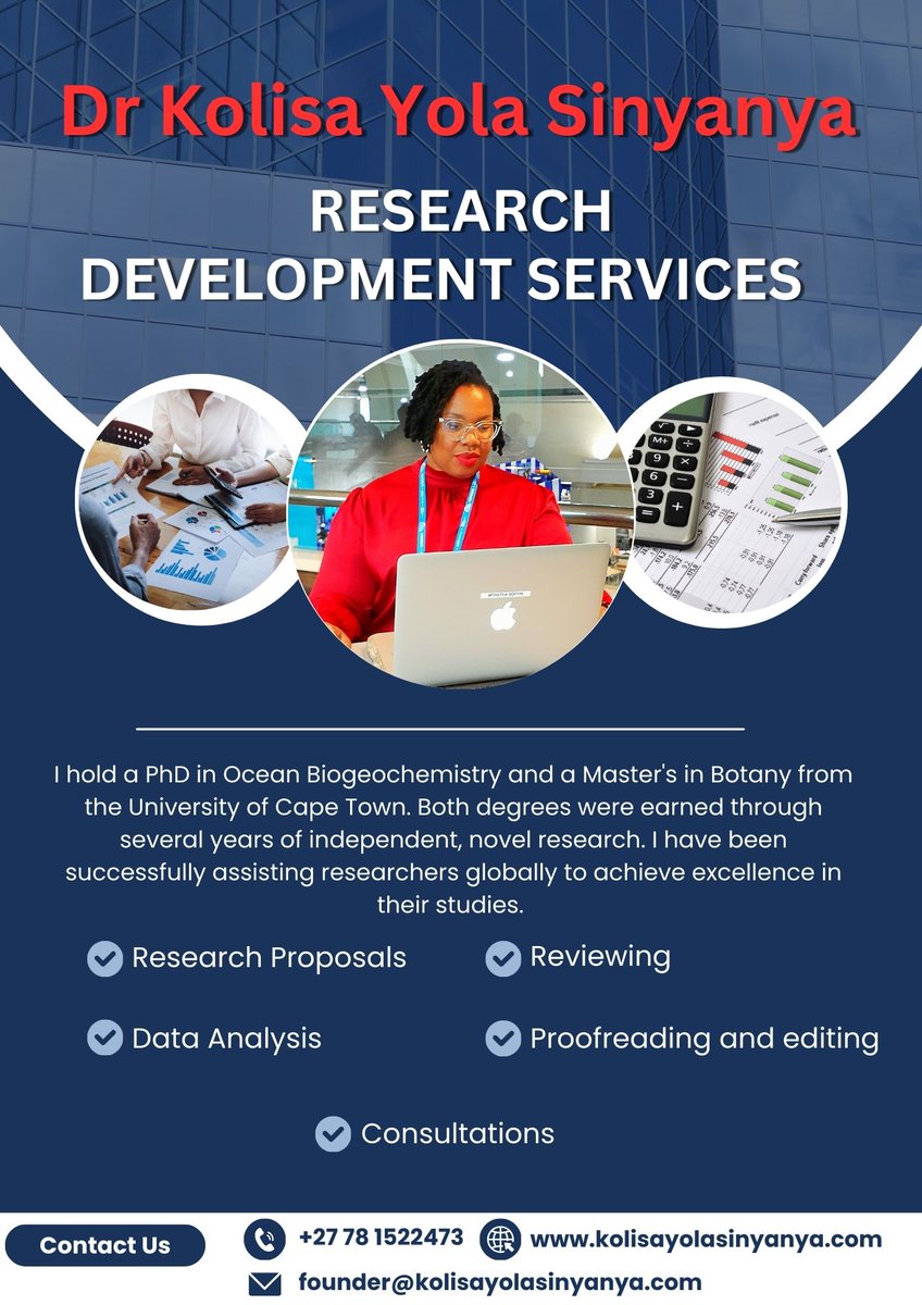 Kolie_Yola's tweet photo. Struggling with your research? Youβre not alone, and you donβt have to stay stuck! π€ππ
Whether itβs your proposal, data analysis, or final write-up, support is available. Progress is possible when you ask for help! #ResearchSupport #PostgradSupport #AcademicChat #PhDLife https://t.co/IT4HYUOppF