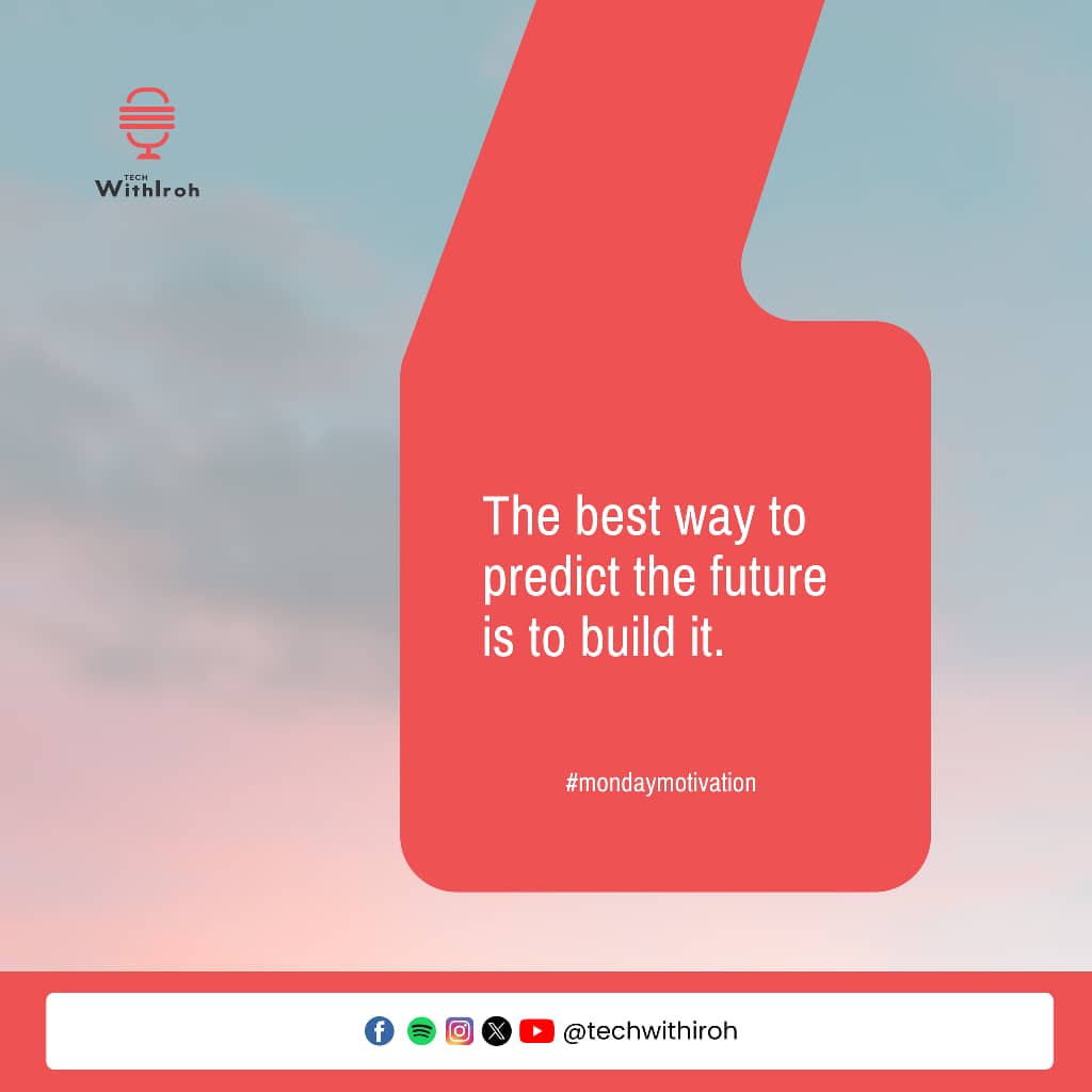 TechwithIroh's tweet image. The future isn’t something we wait for. It’s something we create — one bold move at a time.

Let this week be the week you take action.

#MondayMotivation #BuildTheFuture #TechWithIroh #MindsetMatters #JHOPE