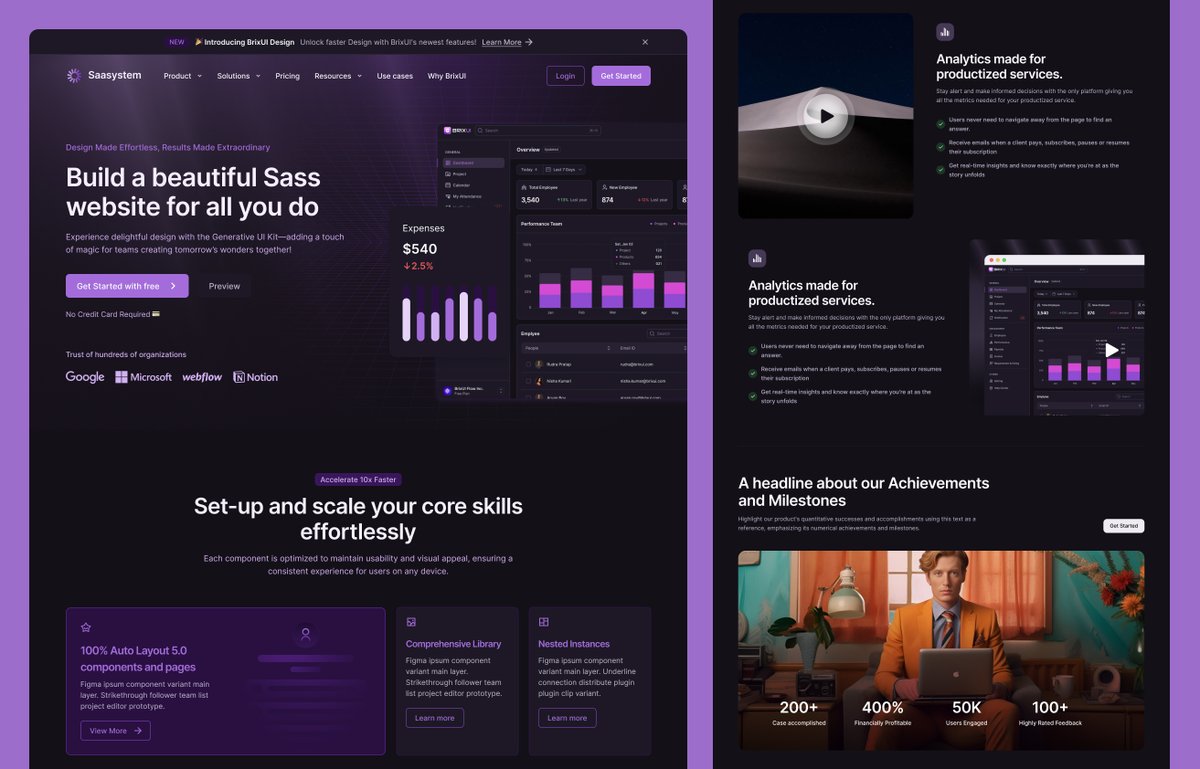 ✨ Landing Page → brixui.com