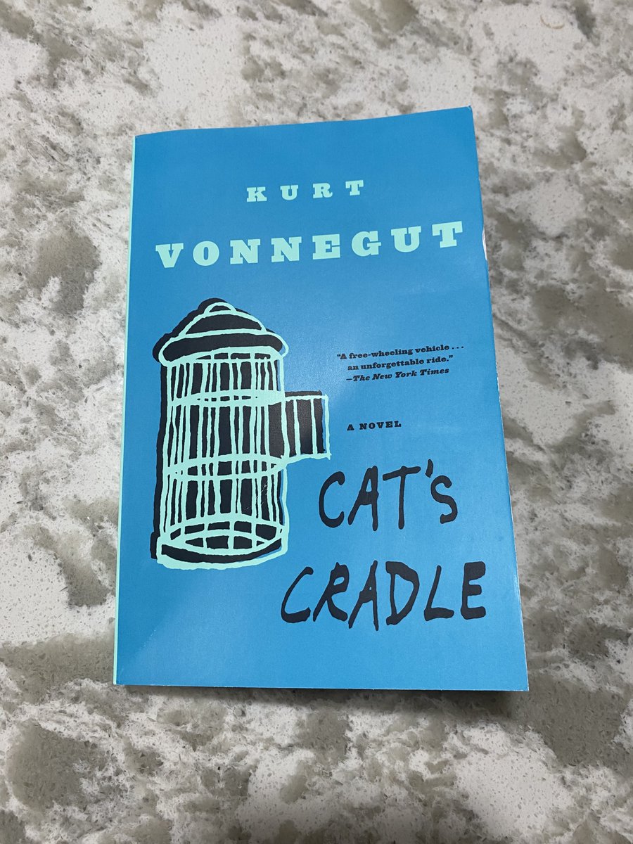 I recently read Cat’s Cradle by Vonnegut. This is the first Vonnegut that I’ve read since a compelled Slaughterhouse reading in my youth. At times it reminded me of something Walker Percy might write, but without the stubborn doubt about doubt.

'“Beware of the man who works hard