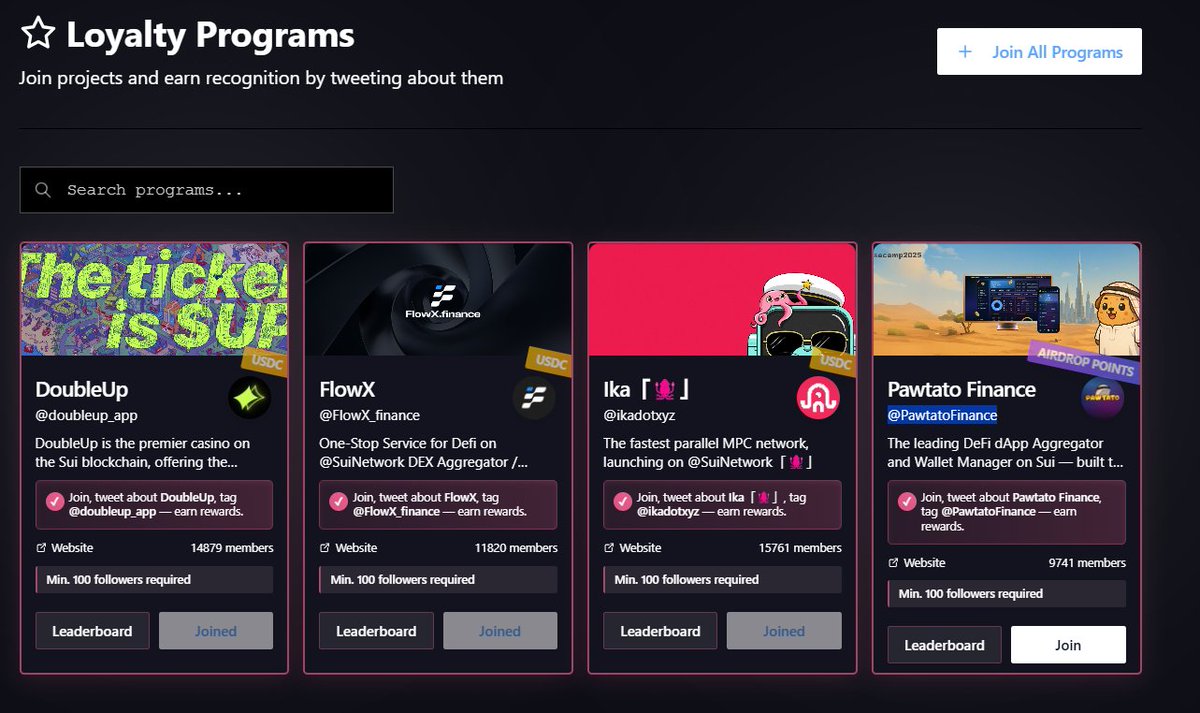 Learning @giverep , have you known this? if not you can see it at giverep.com/loyalty

A little explanation of @giverep :
1. GiveRep is a Social-Fi platform focused on promoting Sui-based projects through user-generated content.
2. It rewards users with Reps (similar to