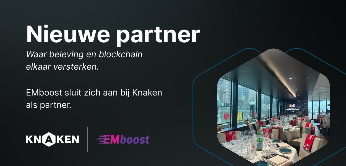 Knaken en EMboost slaan de handen ineen om crypto-betalingen mogelijk te maken binnen de reis- en evenementenwereld.

Innovatief, flexibel en klaar voor de toekomst. 🔥

Volg ons en blijf op de hoogte van deze nieuwe stap! 👉