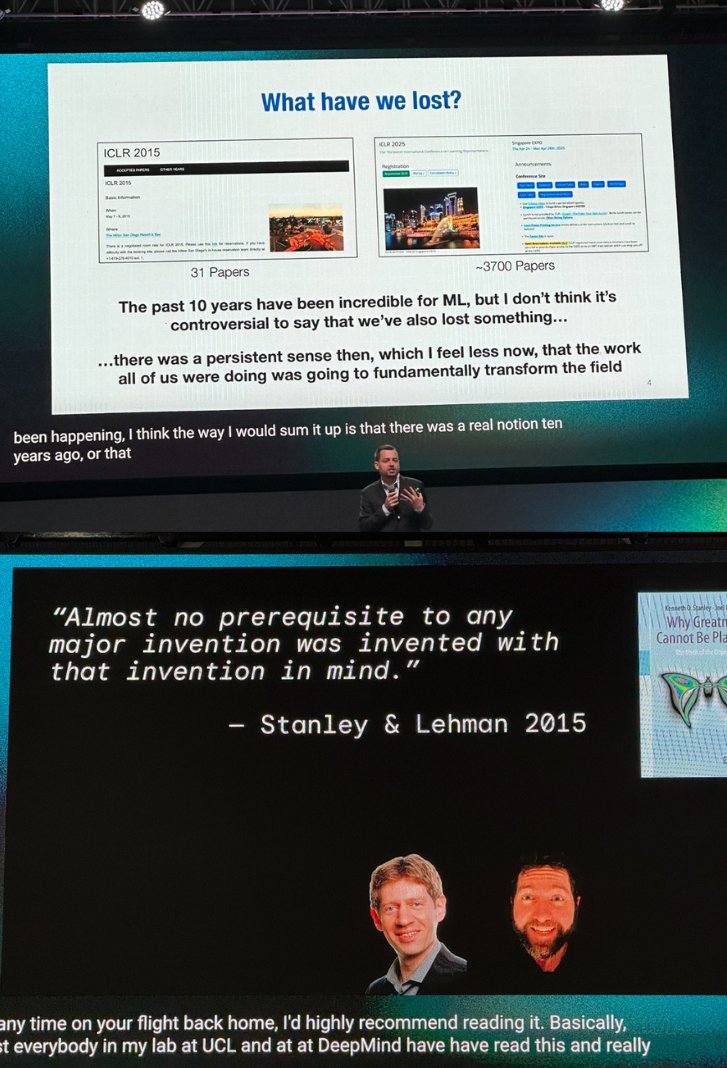 #ICLR2025 - setting new frontier for AI Research and Applications 

We are live at this year’s <a href="/iclrconf/">iclrconf</a>   in Singapore and learning new benchmarks for the future of #AI and #AGI! 

Our initial highlights from keynotes and major announcements are listed below: 

(1)