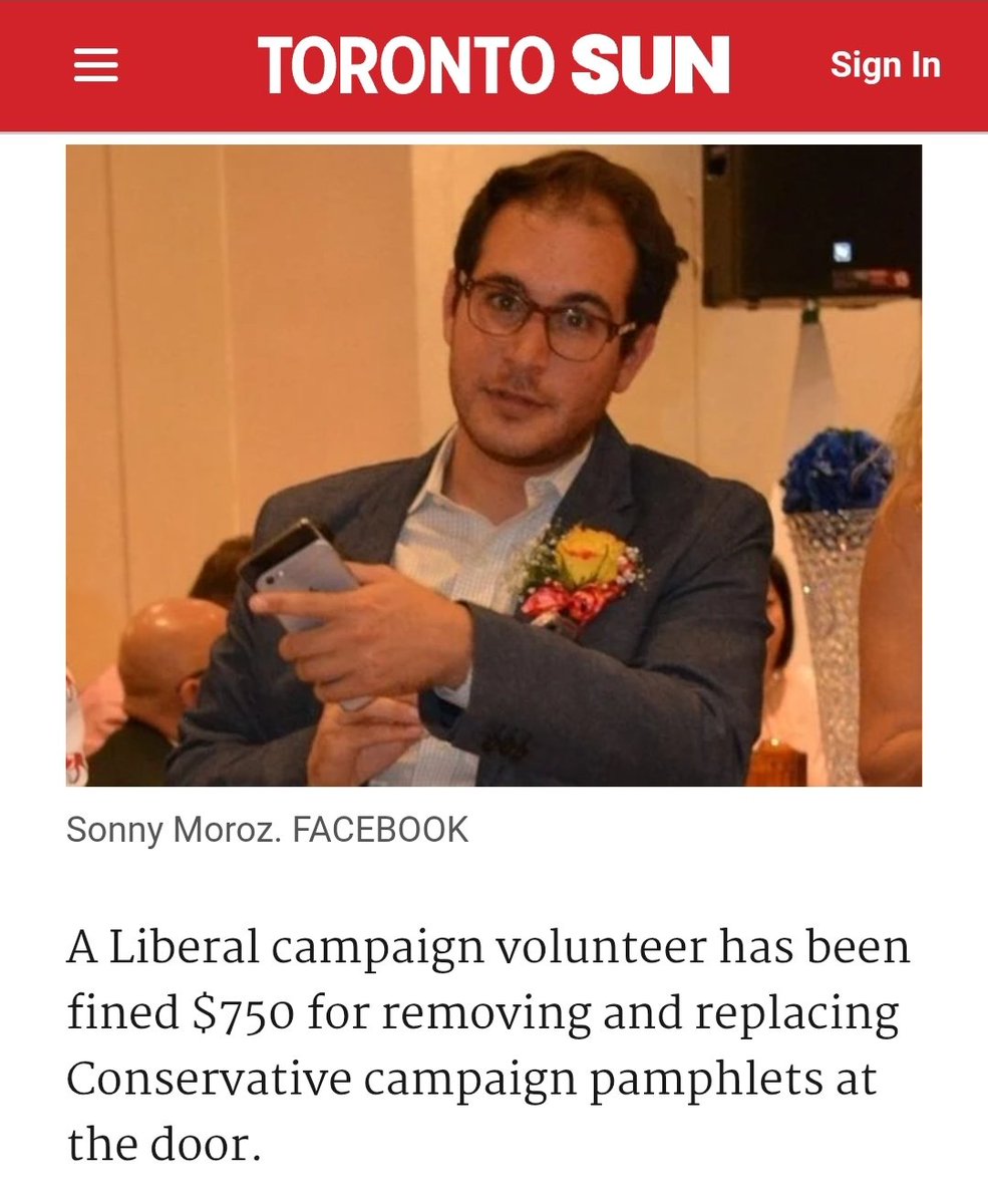Natasha Montreal Live Free or Die (@natashamontreal) on Twitter photo It has been brought to my attention that Chelsea Craig's partner is Sonny Moroz. Moroz was fined for removing and replacing Conservative campaign pamphlets when he was campaigning with... <a href="/AHousefather/">Anthony Housefather</a> in 2019. Moroz is a municipal councillor. It has been brought to my attention that Chelsea Craig's partner is Sonny Moroz. Moroz was fined for removing and replacing Conservative campaign pamphlets when he was campaigning with... <a href="/AHousefather/">Anthony Housefather</a> in 2019. Moroz is a municipal councillor.