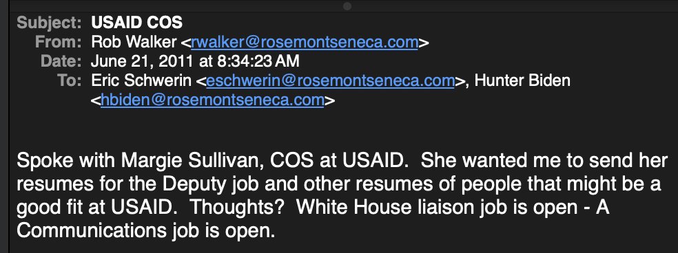 DataRepublican (small r) (@datarepublican) on Twitter photo ๐จ๐ฅ Hunter Biden: The Burisma-๐ฐโก๏ธUSAID Pipeline!
Thanks to <a href="/MarcoPolo501c3/">Marco Polo</a> for the help with emails.
On July 9, 2014, an email to Hunter Biden floated the idea of Burisma becoming a "partner" with USAID.
By October 25, just over three months later, Burisma had secured a ๐จ๐ฅ Hunter Biden: The Burisma-๐ฐโก๏ธUSAID Pipeline!
Thanks to <a href="/MarcoPolo501c3/">Marco Polo</a> for the help with emails.
On July 9, 2014, an email to Hunter Biden floated the idea of Burisma becoming a "partner" with USAID.
By October 25, just over three months later, Burisma had secured a