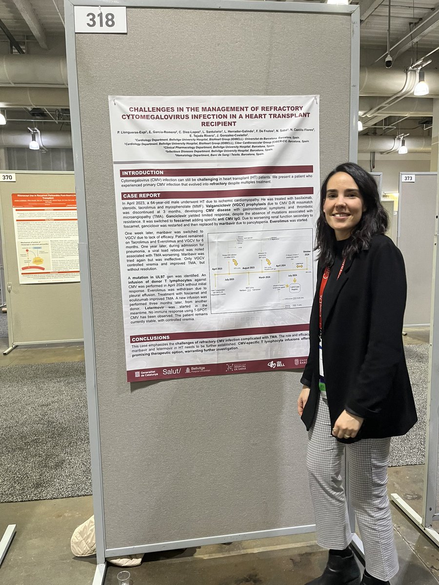 Elena García Romero (@e_garciaromero) on Twitter photo Tackling tough cases at #ISHLT2025! 💥 Managing refractory CMV infection post-heart transplant 🦠❤️ and using DCD with NRP to offer a transplant opportunity to a highly sensitized patient ⚡🫀. #TransplantInnovation #HeartTransplant <a href="/LHerradorG/">Lorena Herrador</a> <a href="/diez_carles/">Carles Díez</a> Tackling tough cases at #ISHLT2025! 💥 Managing refractory CMV infection post-heart transplant 🦠❤️ and using DCD with NRP to offer a transplant opportunity to a highly sensitized patient ⚡🫀. #TransplantInnovation #HeartTransplant <a href="/LHerradorG/">Lorena Herrador</a> <a href="/diez_carles/">Carles Díez</a>