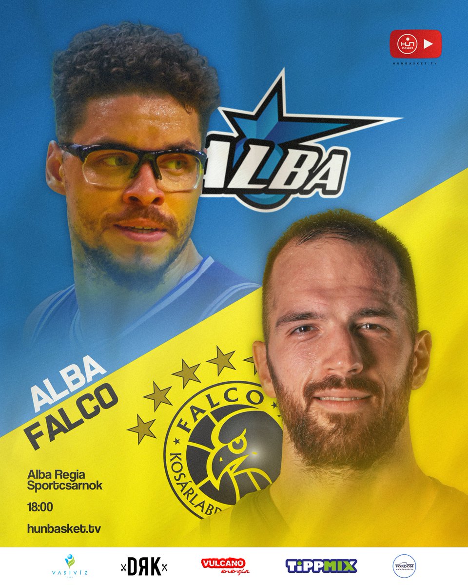Falco-Vulcano Energia KC Szombathely (@falco_kc) on Twitter photo MECCSNAP❗️
Ma este bejuthatunk az elődöntőbe! 🤞
🆚 Alba Fehérvár
📍 Alba Regia Sportcsarnok
🕕 18:00
🇭🇺 Negyeddöntő, 4. meccs
ℹ PÁRHARC ÁLLÁSA: 2-1
📺 hunbasket.tv
#FalcoKC #együtt #family #meccsnap MECCSNAP❗️
Ma este bejuthatunk az elődöntőbe! 🤞
🆚 Alba Fehérvár
📍 Alba Regia Sportcsarnok
🕕 18:00
🇭🇺 Negyeddöntő, 4. meccs
ℹ PÁRHARC ÁLLÁSA: 2-1
📺 hunbasket.tv
#FalcoKC #együtt #family #meccsnap