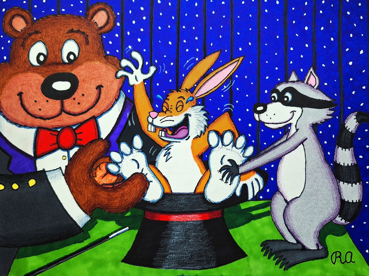 Lester goes along with Rusty's pull a rabbit out of a hat trick, but gets stuck and finds himself in a very ticklish situation!