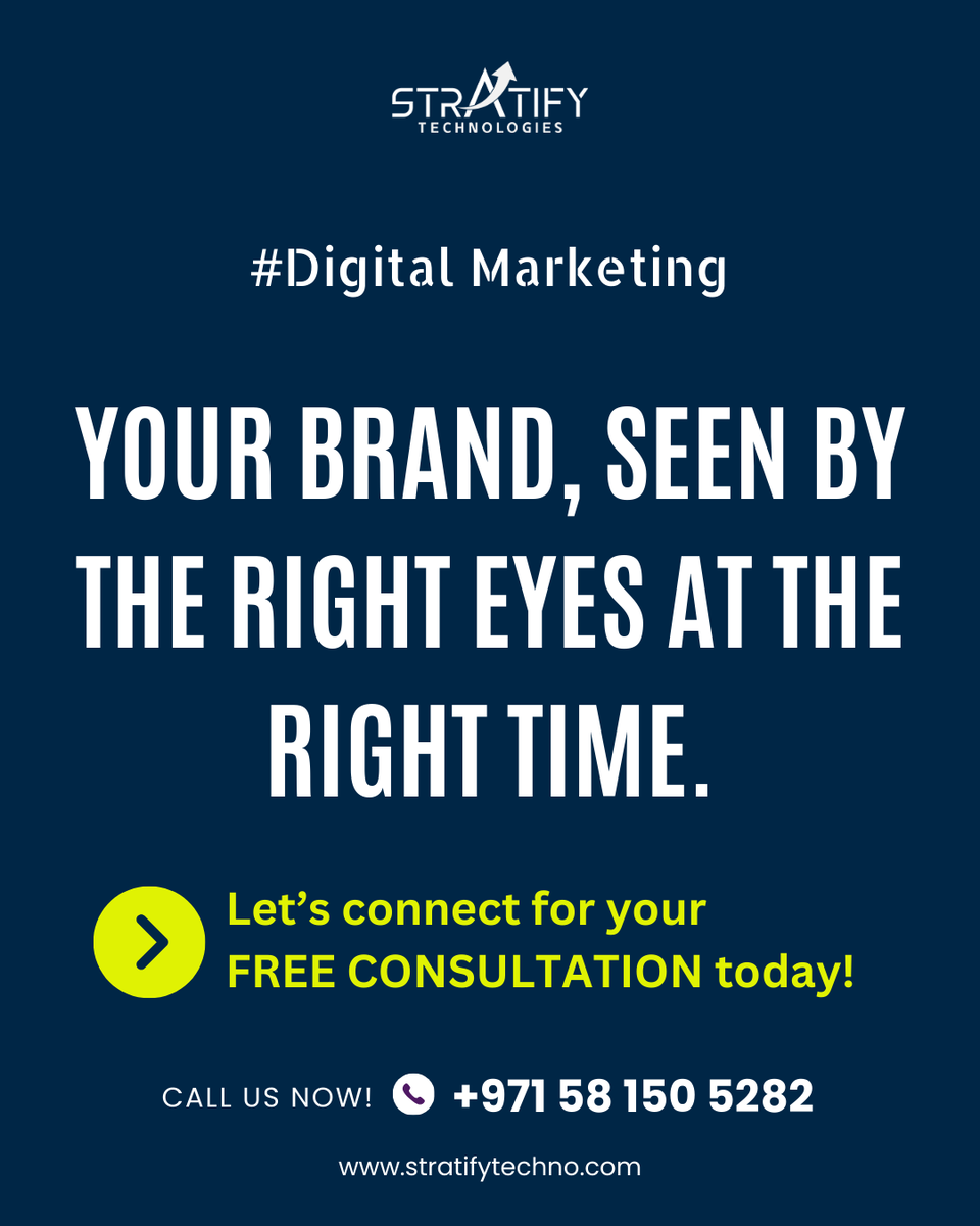 stratifytechno's tweet photo. Visibility isn't enough — strategy is everything.

Stratify Technologies helps your brand get seen, remembered, and chosen.

#StratifyTechnologies #BrandStrategy #MarketingSolutions #BusinessGrowth #digitalmarketing #BrandAwareness https://t.co/rd2lIYcBrF