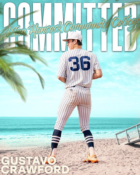 Gustavo Crawford (@gustavocrawfor4) on Twitter photo I’m extremely excited to announce my commitment to further my education and baseball career at Allan Hancock College! Thank you to <a href="/CoachStevens_3/">Chris Stevens</a> ,my family, team, and all of my coaches!
<a href="/coachmccall17/">Billy McCall</a>
<a href="/nik_cardinal/">Nikolas Cardinal</a>
<a href="/njharlow/">Nick Harlow</a>
<a href="/702DrewTorres25/">Drew Torres</a>
<a href="/ExtraAdmin/">Doctora Michelee “Shelly” Quiroz Cruz-Crawford</a>
<a href="/PrepBaseballNV/">Prep Baseball Nevada</a> I’m extremely excited to announce my commitment to further my education and baseball career at Allan Hancock College! Thank you to <a href="/CoachStevens_3/">Chris Stevens</a> ,my family, team, and all of my coaches!
<a href="/coachmccall17/">Billy McCall</a>
<a href="/nik_cardinal/">Nikolas Cardinal</a>
<a href="/njharlow/">Nick Harlow</a>
<a href="/702DrewTorres25/">Drew Torres</a>
<a href="/ExtraAdmin/">Doctora Michelee “Shelly” Quiroz Cruz-Crawford</a>
<a href="/PrepBaseballNV/">Prep Baseball Nevada</a>