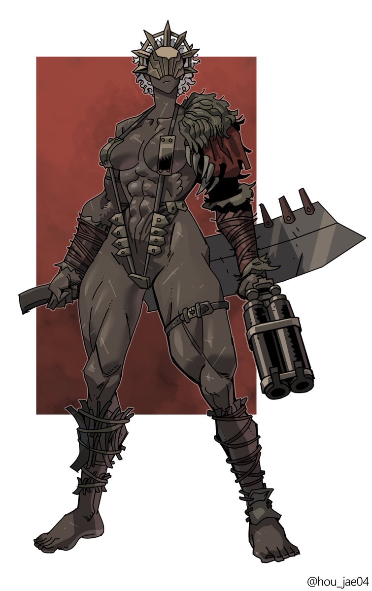 She orc beast hunters
오크 야수 사냥군 

commission work