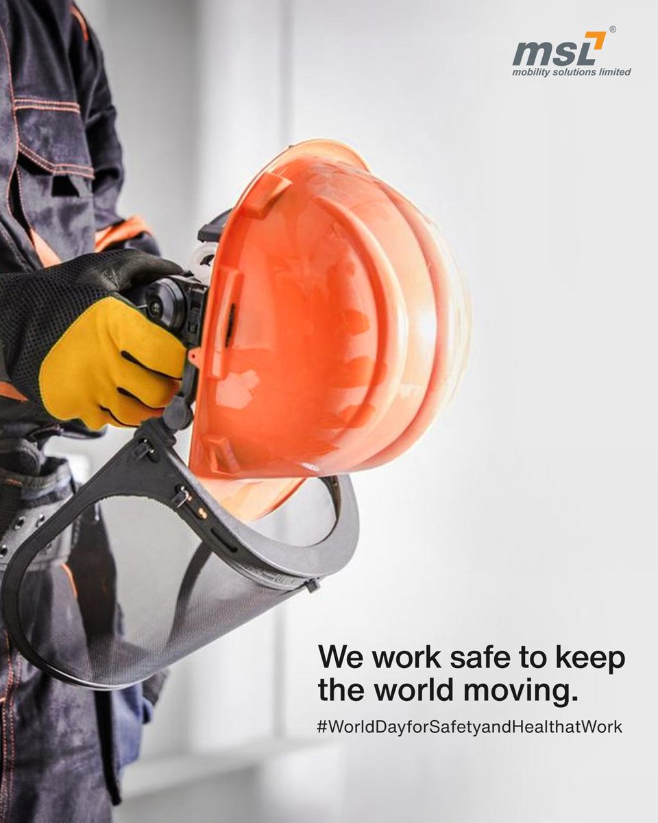 mslindianet's tweet photo. At MSL, safety is at the core of everything we do. This #WorldDayforSafetyandHealthatWork, we are committed to ensuring a healthier and more productive world.
#MSLComposites #CompositesIndustry #ManufacturingExcellence #Innovation #MSLIndia #MobilitySolutionsLimited https://t.co/B33xmUqpUu