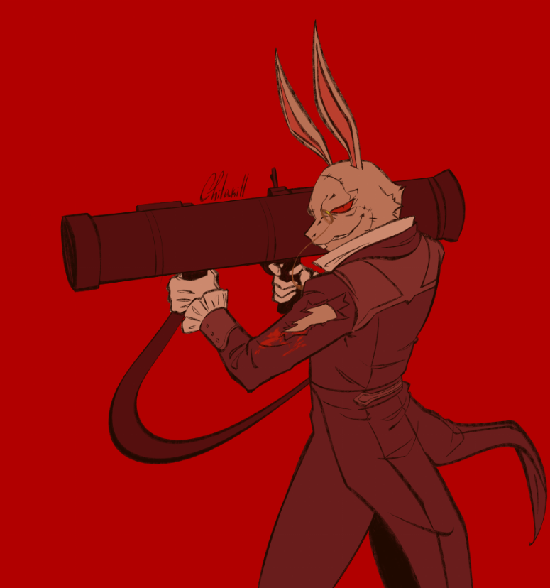 CHILAKILLEADOR's tweet image. the white rabbit #DevilMayCryNetflix