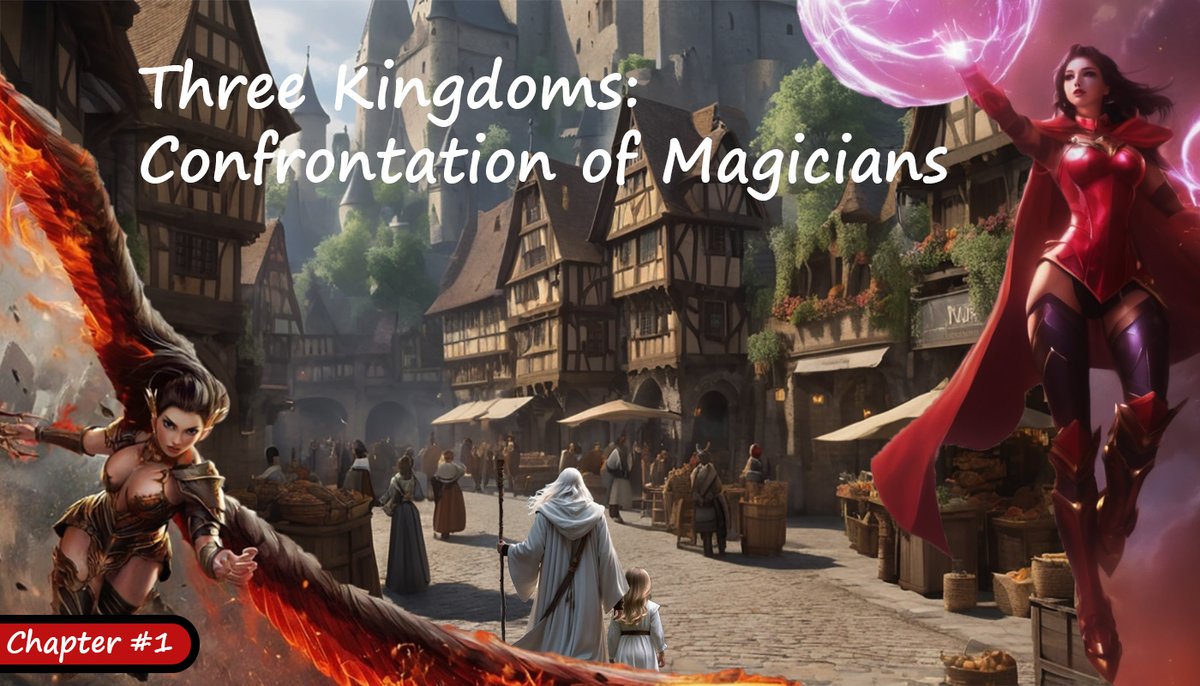 AlexSamson87573's tweet photo. ⚔️ Three Kingdoms: Confrontation of Magicians is on the way!
The story turned out longer and deeper than expected, but I'm aiming to complete it next week.
Dive into a world of ancient legends and fierce battles of dark and light magic — and improve your English along the way! 🌟 Thanks for your patience!legends and