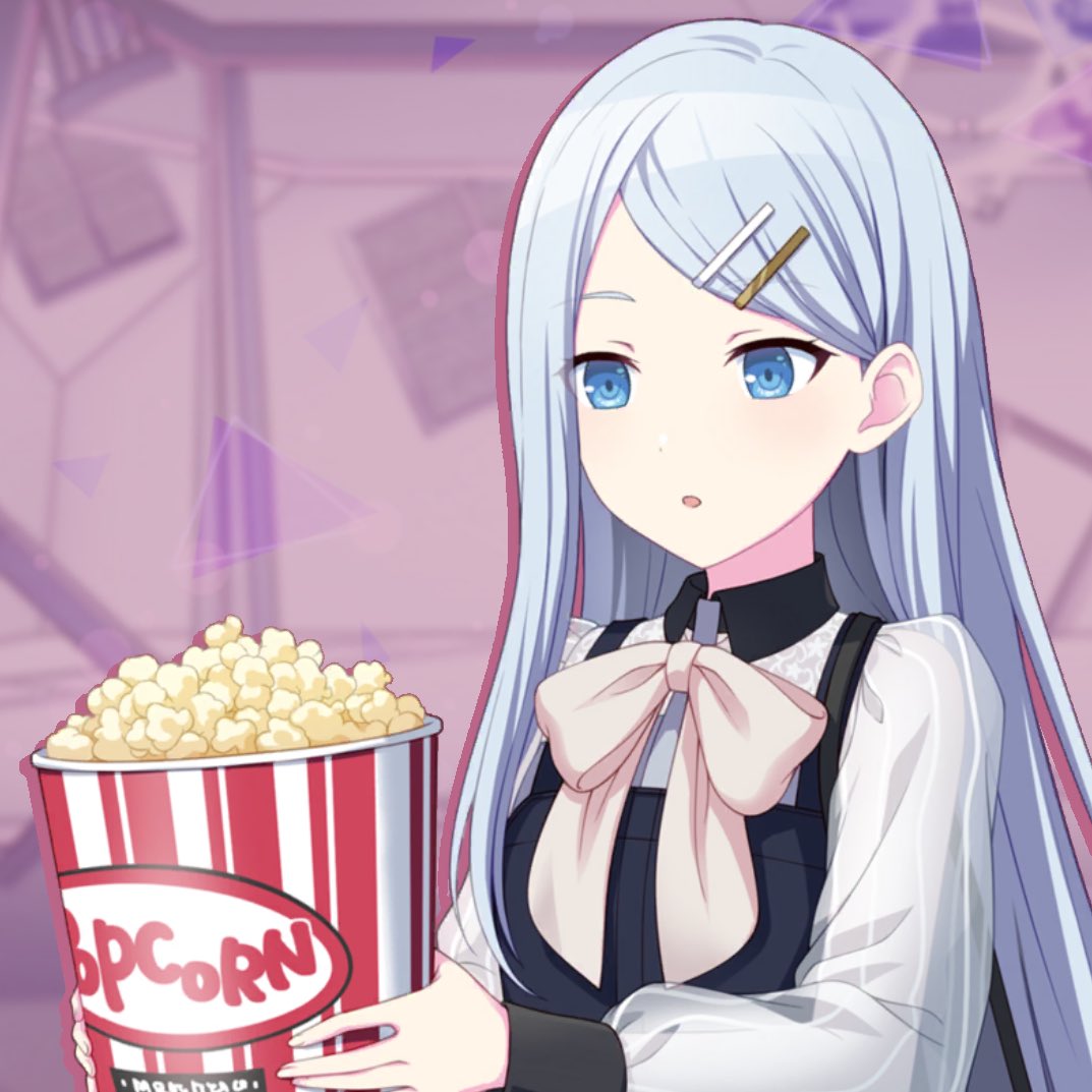 acting like shes never seen popcorn before💔