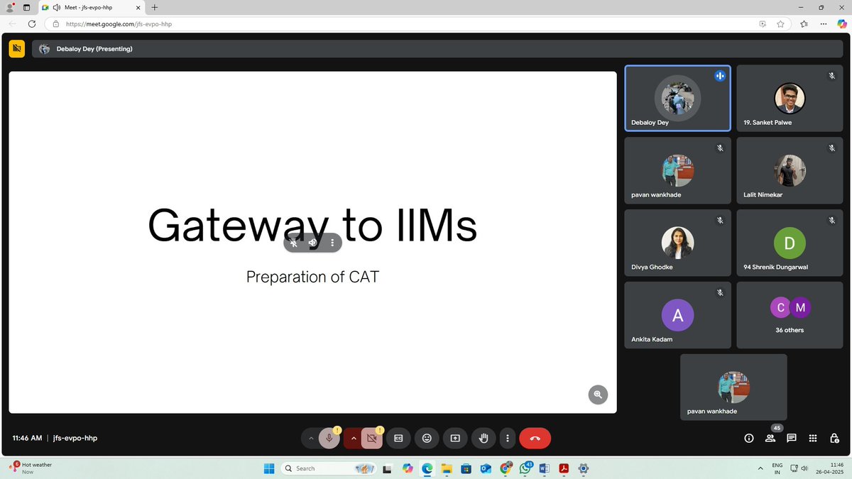 Dypcopharmacy's tweet image. Dr. D. Y. Patil College of Pharmacy successfully organized an insightful online session on &quot;MBA Preparation, Career Paths and Strategies to Crack Top B-Schools&quot; on 26th April 2025.
The event was coordinated by our esteemed alumna Ms. Priyanka Dandge

#DYPCOP #MBAprep #CATexam