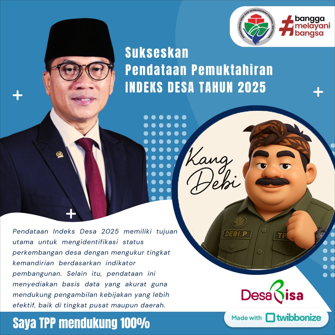 Dheby_Febhyan's tweet photo. *#TPPBersamaMenteriDesa*

*Pemdes dan TPP dalam pemutakhiran Indeks desa demi data yg valid*

*#TPPBersamaMenteriDesa*

@prabowo
@YandriSusanto27
@ArizaPatria
@taufikmadjid71
@kemendespdt
@bpsdmkemendesa https://t.co/OGO3D99s19