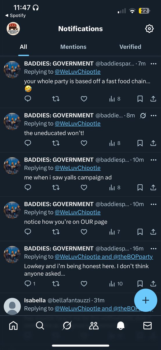 WeLuvChipotle's tweet photo. #Fannedout @baddiesparty https://t.co/sDxa8msqJa