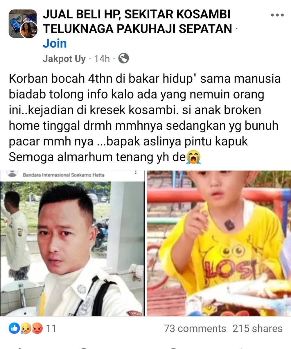 Semakin mengerikan manusia sekarang. Mohon atensinya bapak2 di <a href="/restrotangkot/">Polrestro Tangerang</a> 🙏