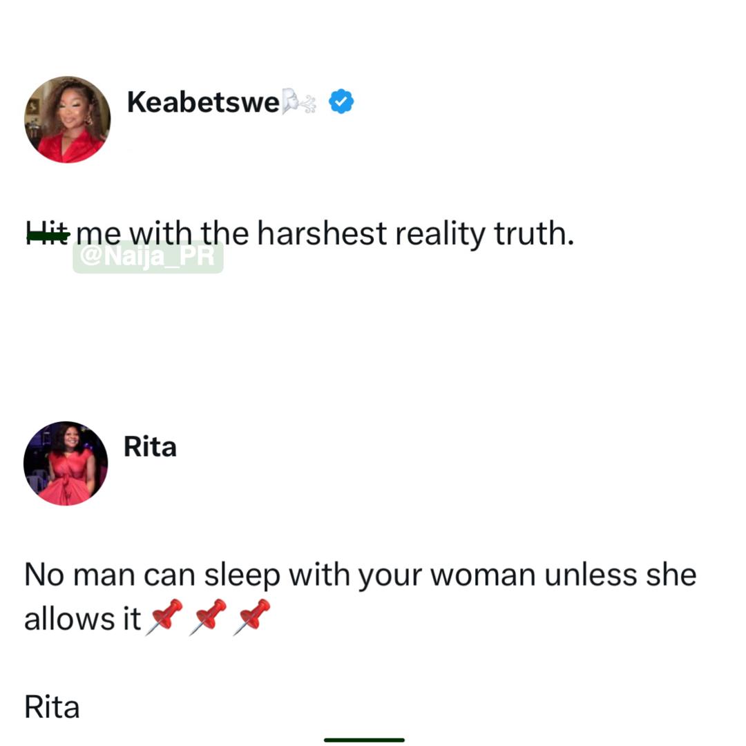 Ladies, do you agree with her?