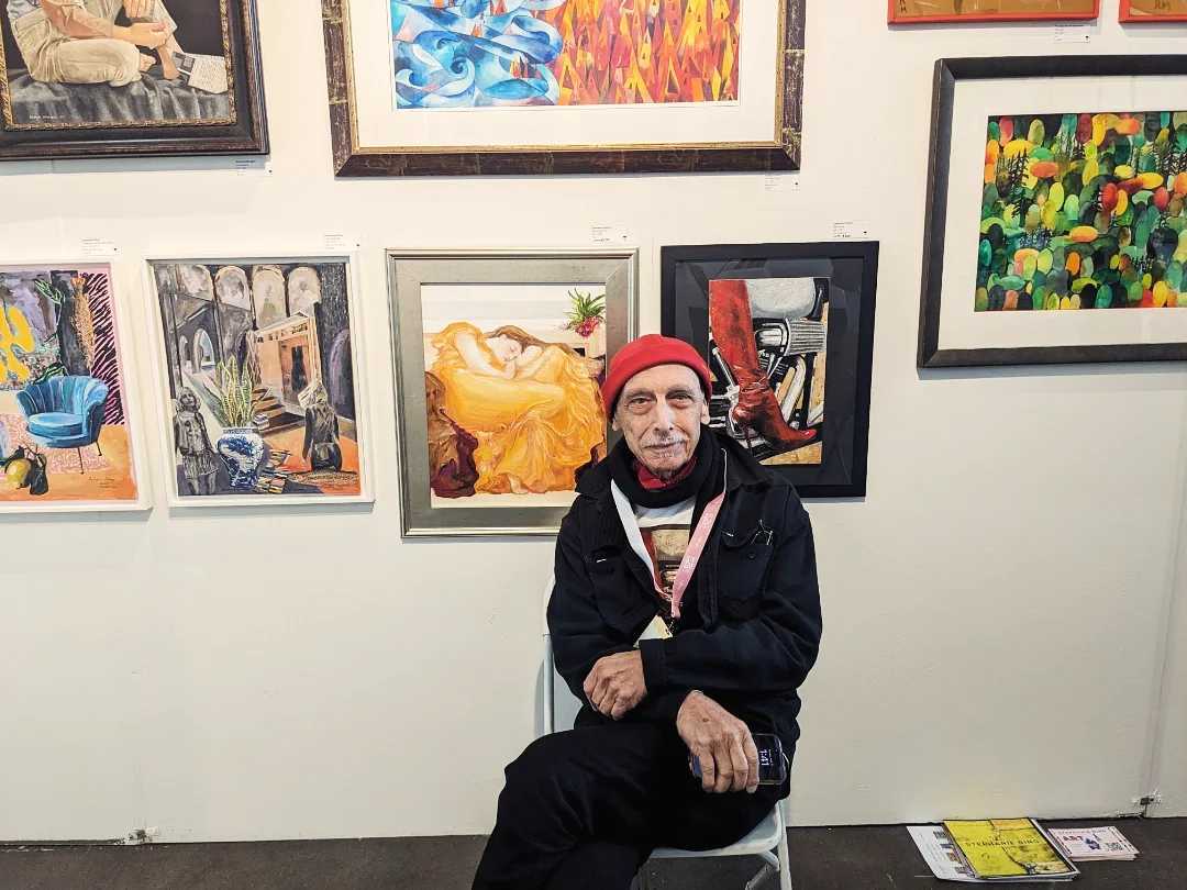 teravarna's tweet image. Art, animals, and amazing performances — just another normal day at Superfine! 🐾🎨✨
@thesuperfair @teravarna
.
.
.
.
.
.
.
.
.
#SuperfineArtFair #Day3Vibes #Booth117 #ArtFair2025 #SuperfineNYC #NYCArtScene #ArtExhibition #SupportLivingArtists #contemporaryartwork