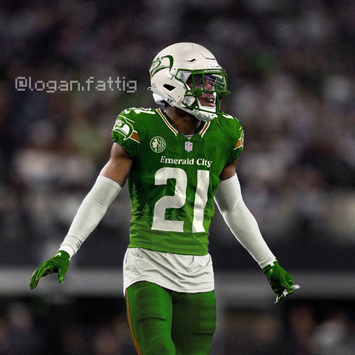 NFL city edition concept #nfl #seahawks