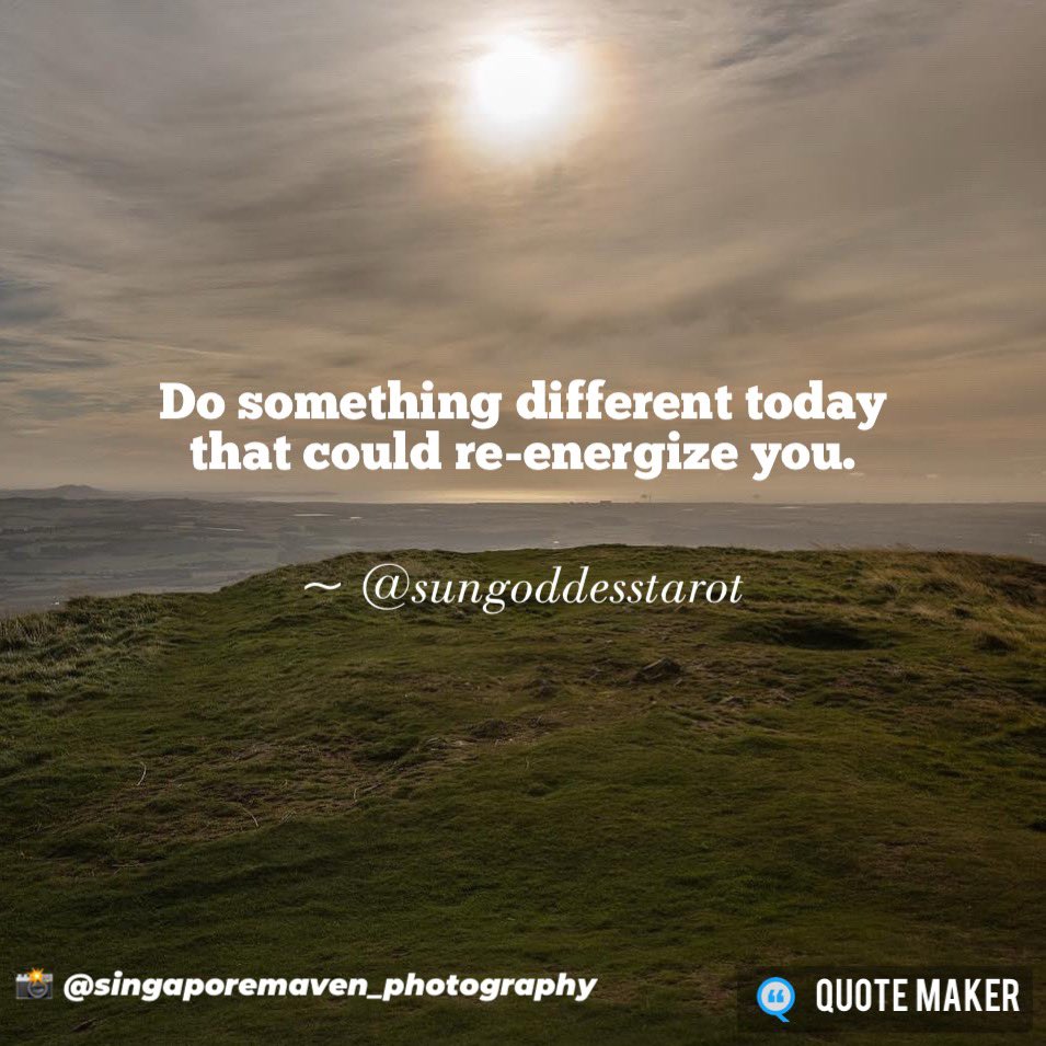SunGoddessTarot's tweet photo. 28.4.25. Today is numerologically governed by 5.  If you’re feeling restless or disconnected at your job, take a break &amp; do something different. Giving yourself permission to reset will help you return with fresh energy and a clearer mind.
https://t.co/A282fIUFiL. https://t.co/Za3Ly1zaHf