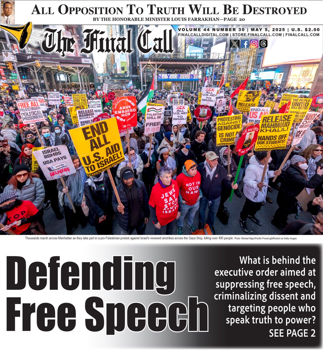 fontainedeon's tweet photo. Peace. Please Spread The Word. 

The Latest Edition Of The Final Call Is Here. 

40 Pages Of Truth. News You Can Use. 

Please Subscribe @store.finalcall.com, https://t.co/VBwYH8jA2l &amp; or call 866-602-1230 ext 200.  

Your support is most appreciated. https://t.co/OoUhTuttx3