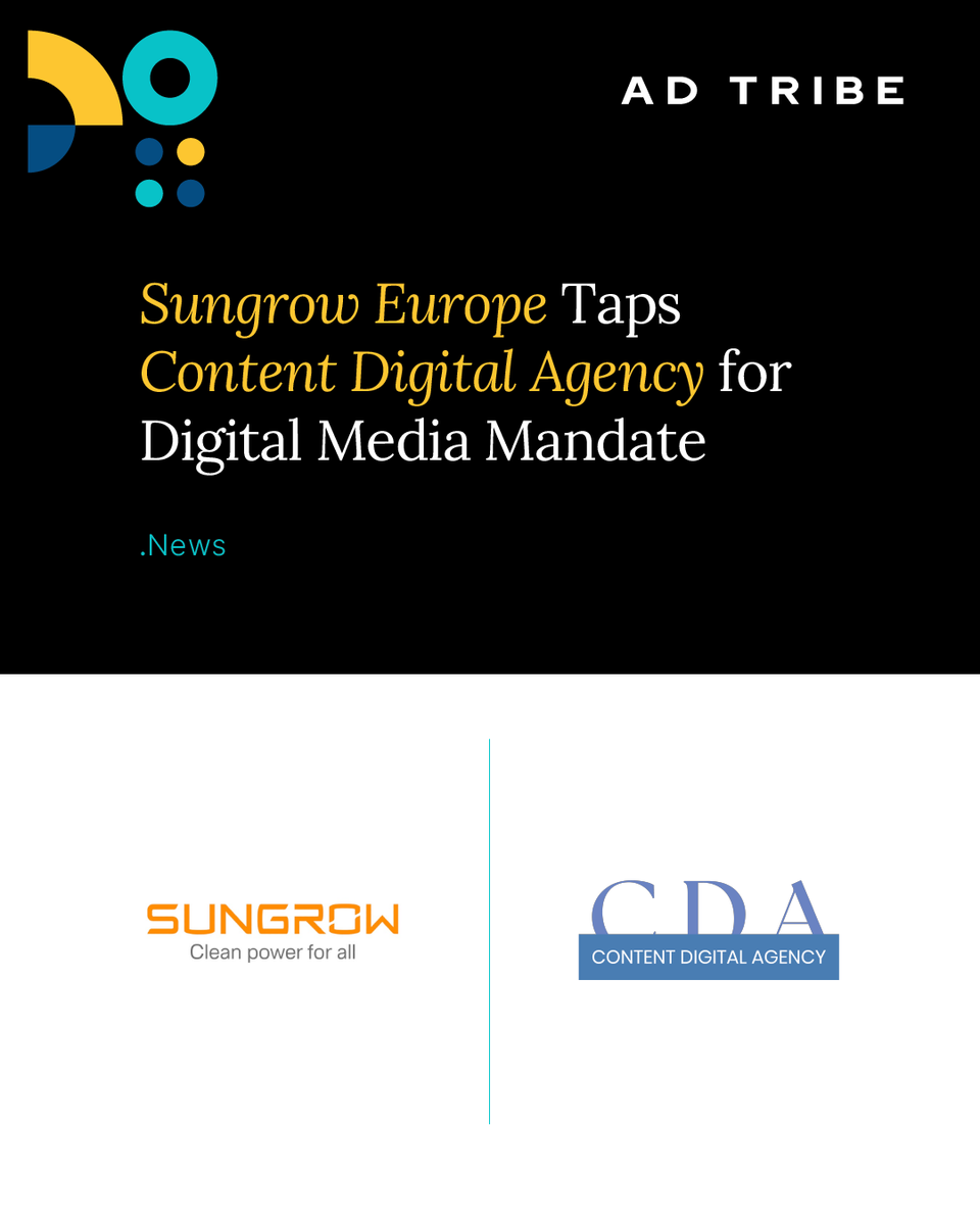 adtribeworld's tweet photo. @Sungrow_Power Europe teams up with #ContentDigitalAgency (CDA) to power digital media initiatives across 20+ countries, blending innovation with impact. 🌱🚀
#AdTribeWorld #DigitalMarketing #RenewableEnergy https://t.co/YIwJ0YnQZe