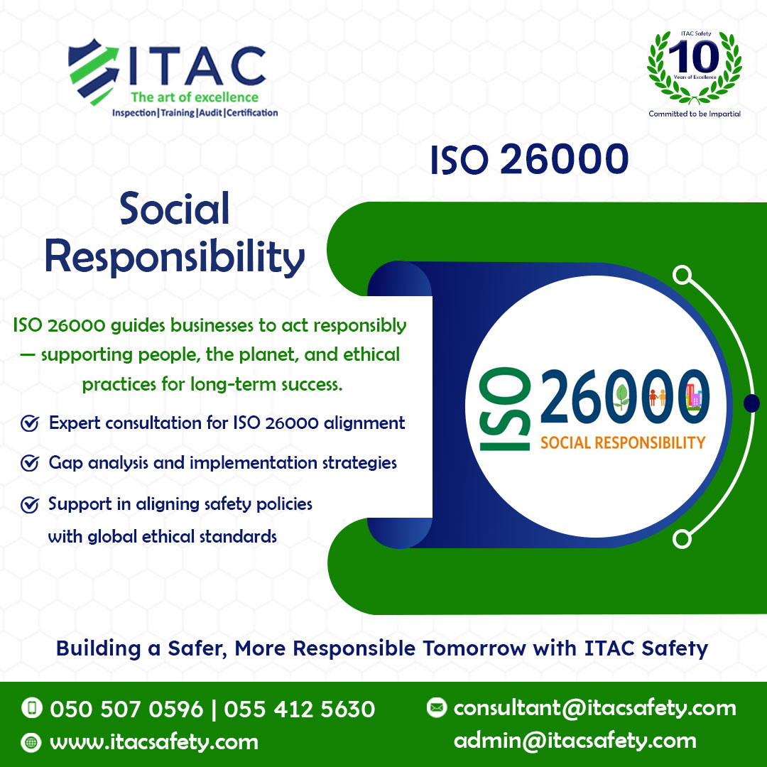 ItacSafety's tweet image. 🌍 Lead with Responsibility – Partner with ITAC Safety! 
📞+971 50 507 0596 | +971 55 412 5630
📧 Email: consultant@itacsafety.com | admin@itacsafety.com
🌐 Website: itacsafety.com
iso 26000 consultancy services
#ISO26000 #ITACSafety #Dubai #Sharjah #AbuDhabi #UAE