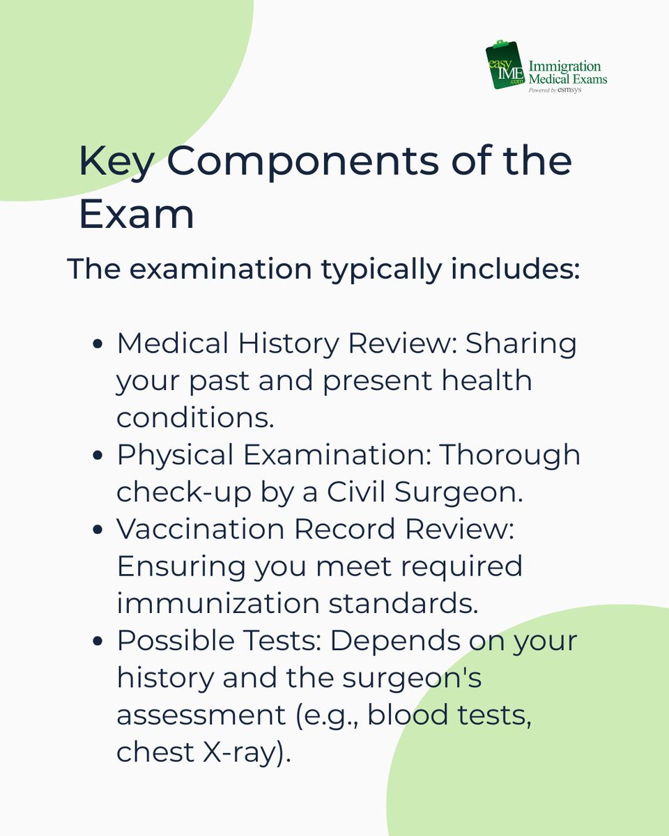 easyIME's tweet image. I-693 for your Green Card: Medical exam essentials covered. 
Simplify scheduling and gain support with easyIME. Contact us today! 
#ImmigrationMedical #USCIS #easyIMESolution #GreenCardPrep