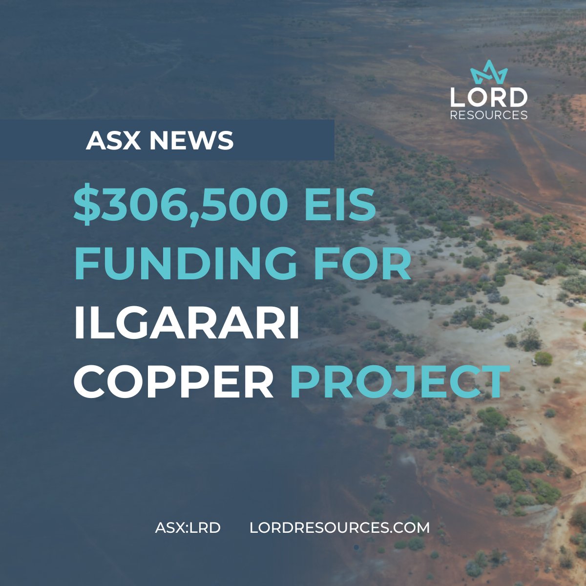 LordResources's tweet image. These grants are a validation of $LRD's exploration model and provide substantial leverage for advancing exploration both at the Ilgarari copper project and potentially across the broader region.
Read the full ASX announcement: loom.ly/TARkRh0 $LRD.ax