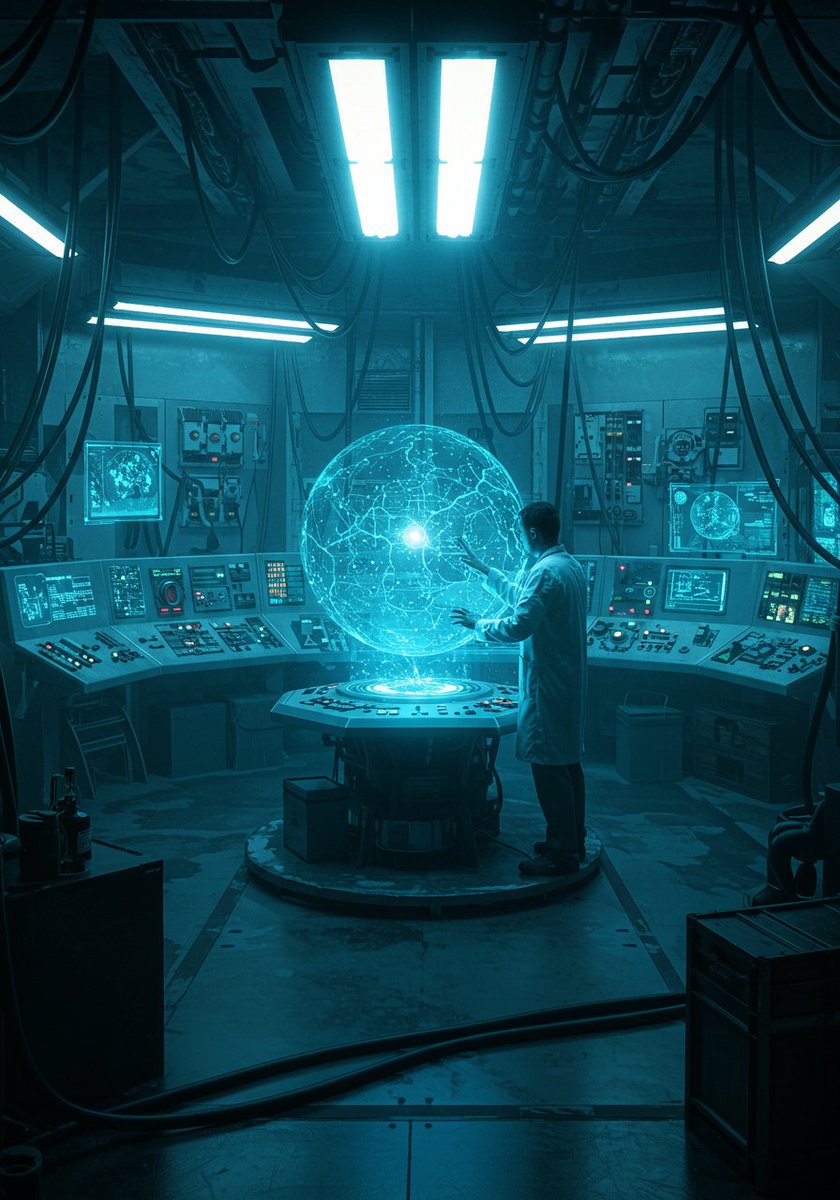 FractAI_pj's tweet image. 【The Last Equation | FractAI: Refracted Works #14】

An impossible equation.  
Each solution bends reality.

A fictional film generated by AI from the title *The Sixth Sense*.  
Not real. Not affiliated.

#FractAI #RefractedWorks #TheLastEquation #AIart #VisualFiction