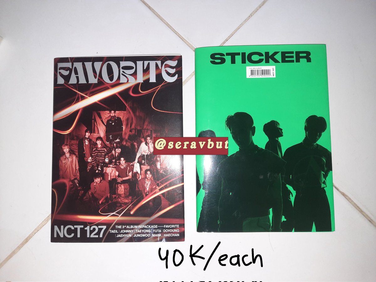 ultrawmew's tweet photo. WTS ALBUM ONLY NCT

💵 40.000/each
* yang sticker ver ada scratch

🏠 Depok
🍊 co oren
✅ condi?? dm aja
✅ harga exclude admin
✅ ada printilan (kecuali PC)
❌ not for sensitive buyer please🙏🏻
NCT NCT 127 NCT DREAM WAYV NCT WISH NCT RESSONANCE STICKER FAVORITE https://t.co/iZimivPNf9