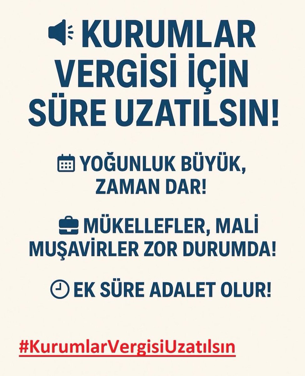 Mali müşavirler hangisini yapacağını şaşırdı. #KurumlarVergisiUzatılsın  <a href="/memetsimsek/">Mehmet Simsek</a> Bilgilerinize  🫡